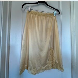 VINTAGE 80s slip skirt